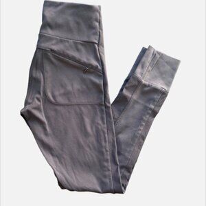 Athleta Women's High-Rise Leggings in Black with Back Zipper Pockets (Size XS)